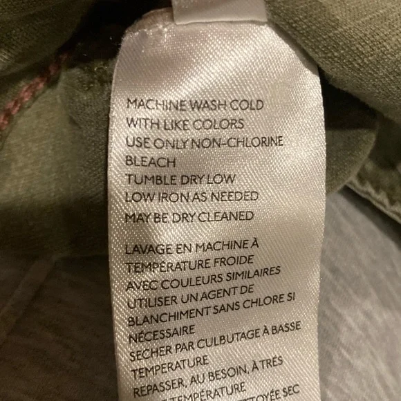 By Anthropologie Size 25 Embroidered  Stitched Cropped Ankle Trouser Pants Boho - Picture 7 of 16